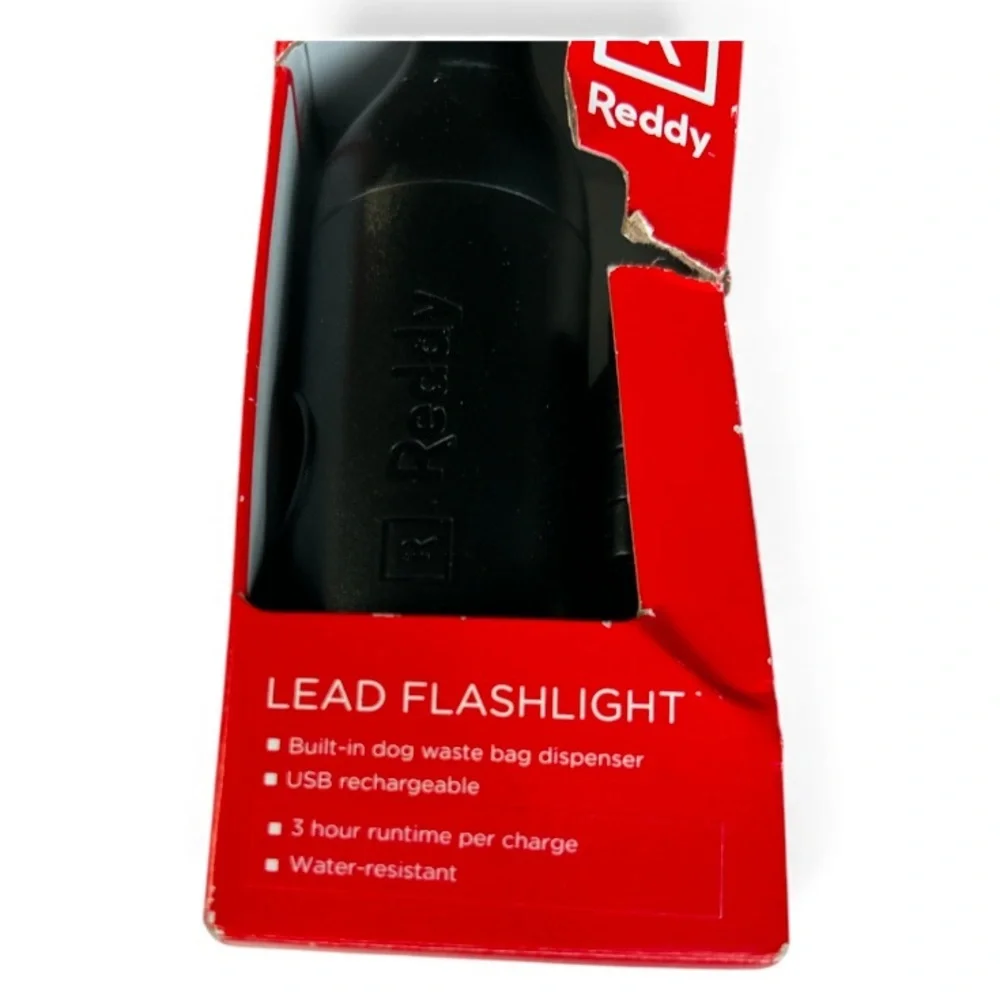Reddy chargeable Light and waste bag Dispenser combo